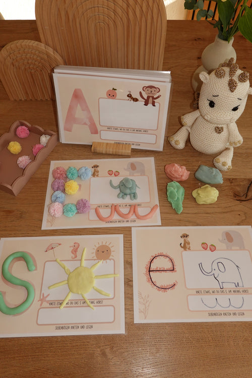 Alphabet Knetmatten A–Z
